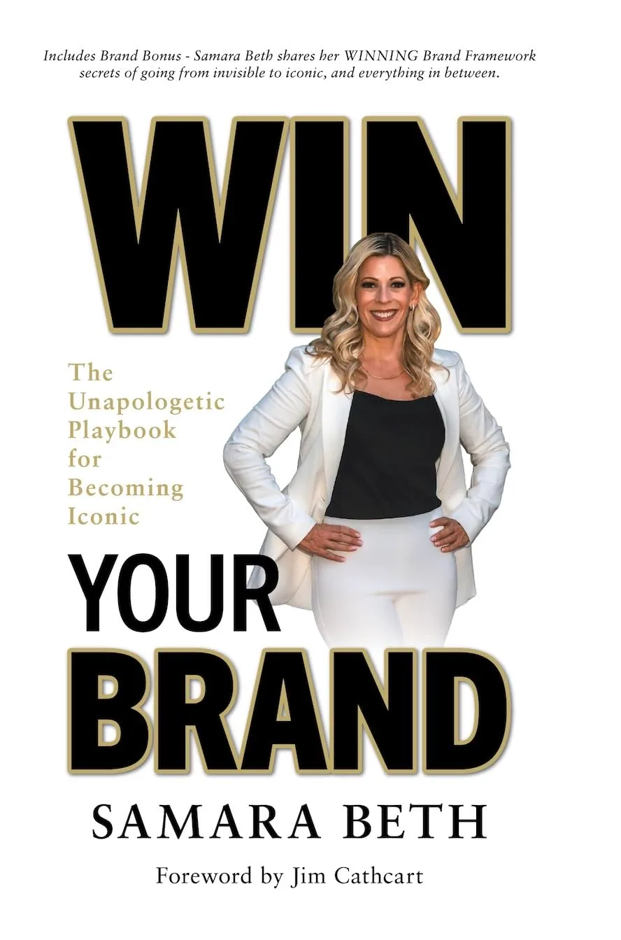 Cover of Win Your Brand: The Unapologetic Playbook for Becoming Iconic